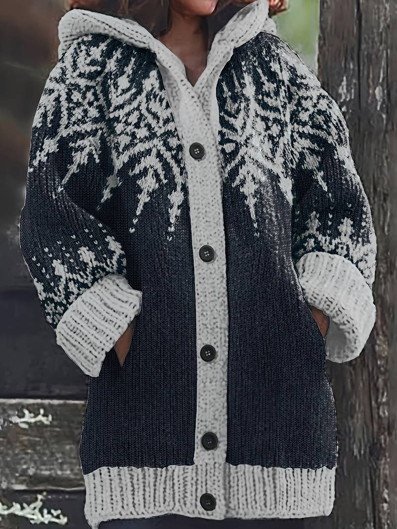 Hadassah - Palton Elegant De Iarnă Din țesătură Oversized