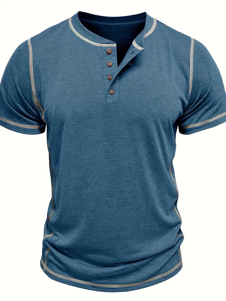 Orazio - Tricou Cu Mâneci Scurte și Nasturi