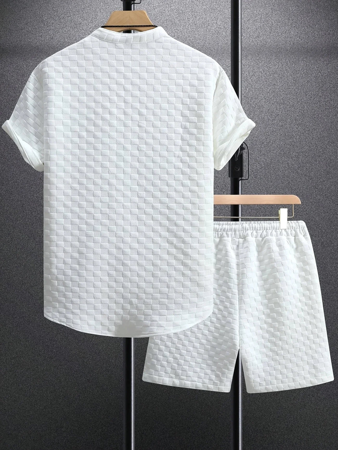 Zane - Set Casual De vară Cu Cămașă Cu Mâneci Scurte și Pantaloni Scurți