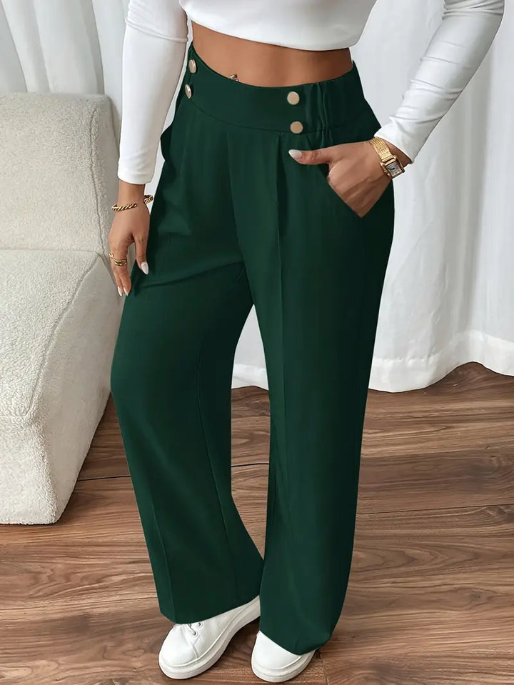 Orvella - Pantaloni Confortabili Largi Cu Buzunare