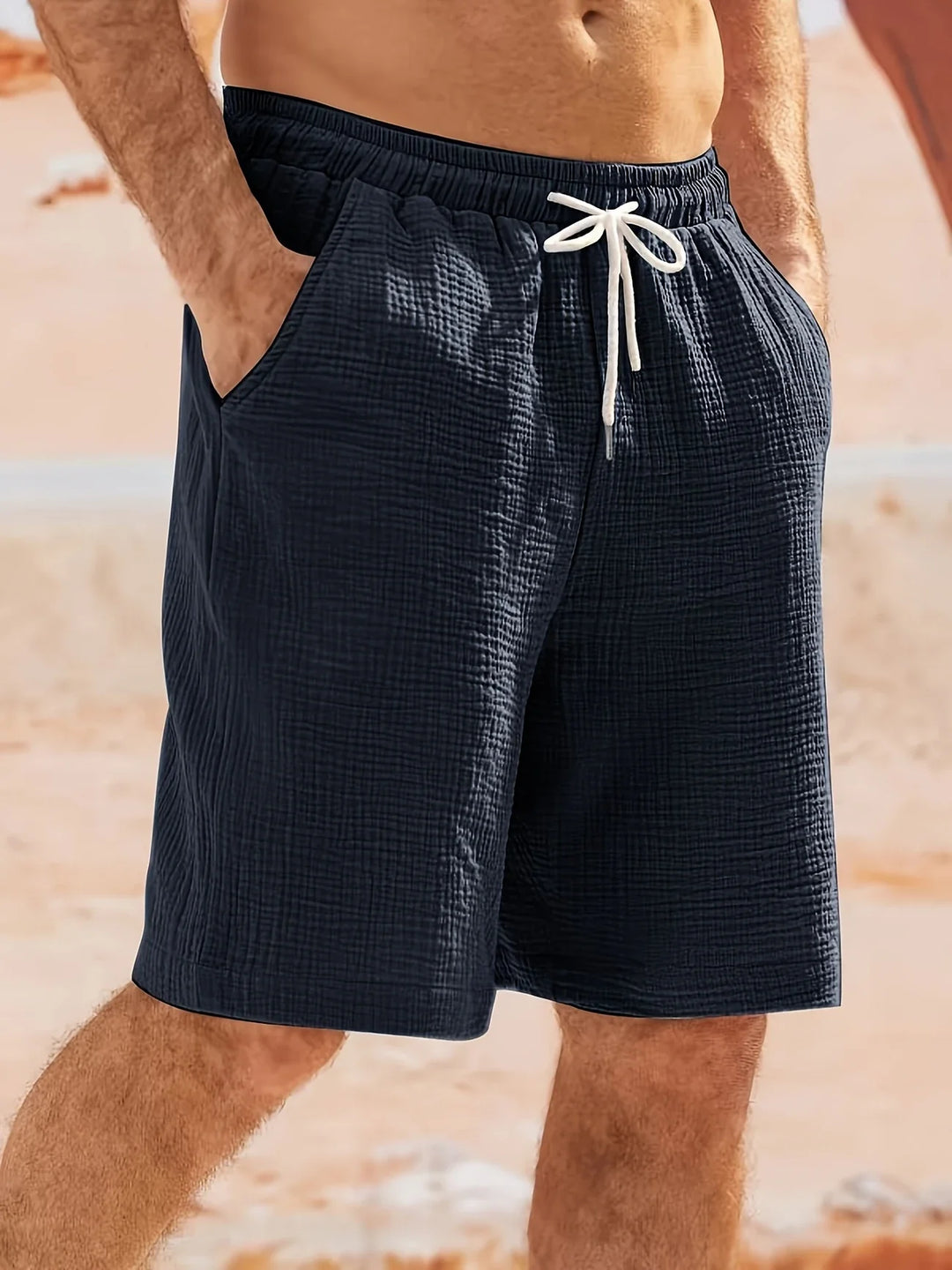 Bancroft - Pantaloni Scurți Eleganți Largi Cu Buzunare