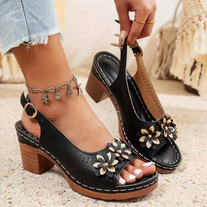 Haisley - Sandale Elegante cu Toc Inalt