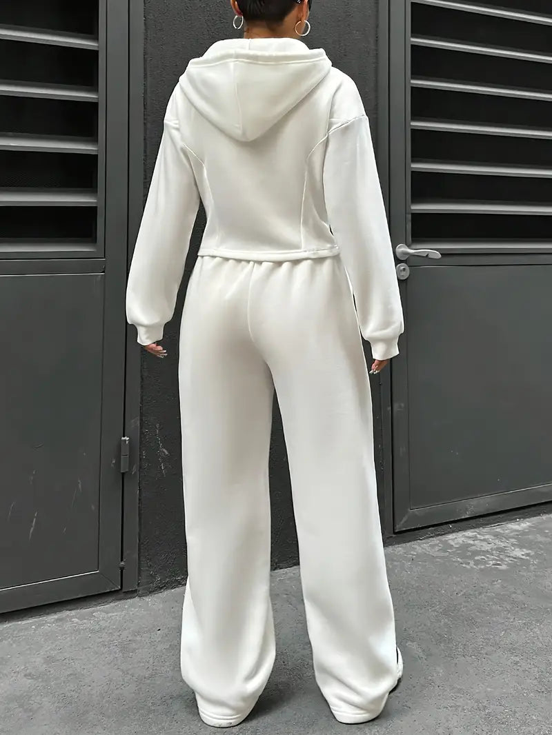 Nanci - Set Casual Cu Două Piese Cu Mâneci Lungi