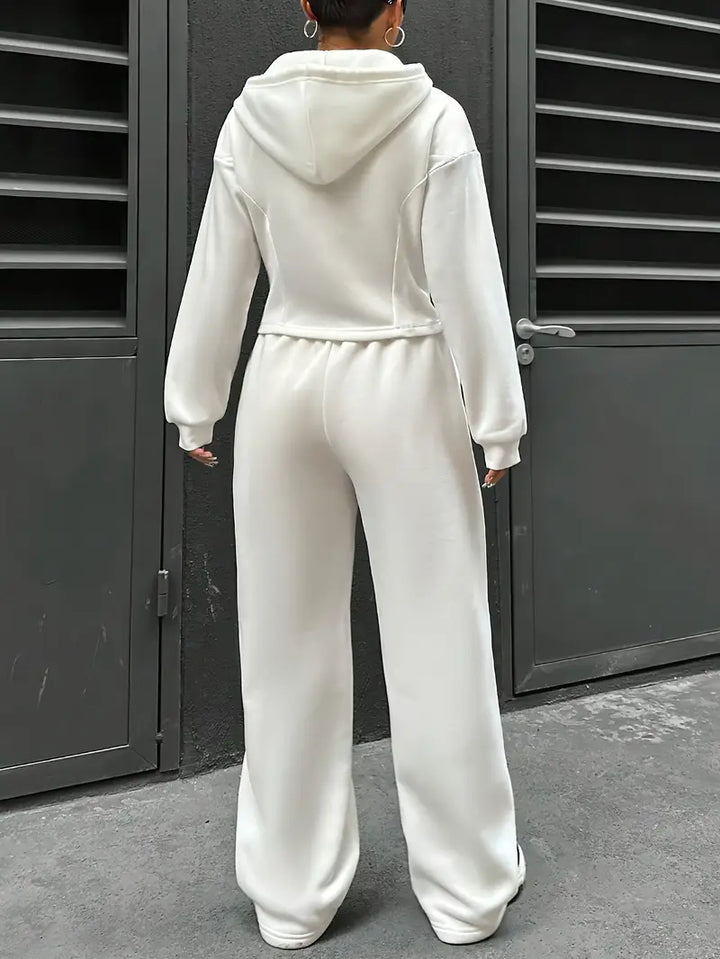 Nanci - Set Casual Cu Două Piese Cu Mâneci Lungi