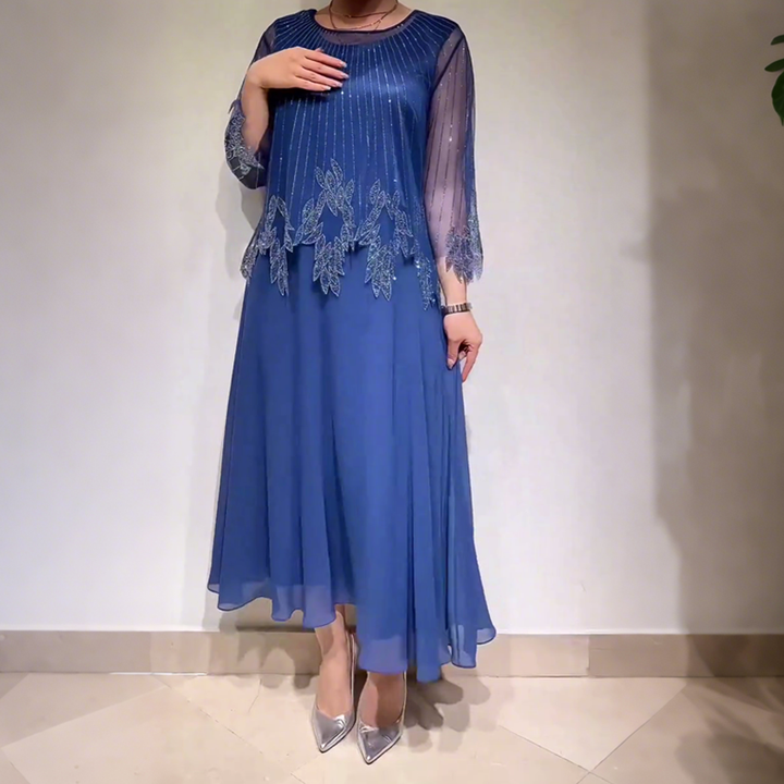 Eiriana - Rochie Midi Elegantă