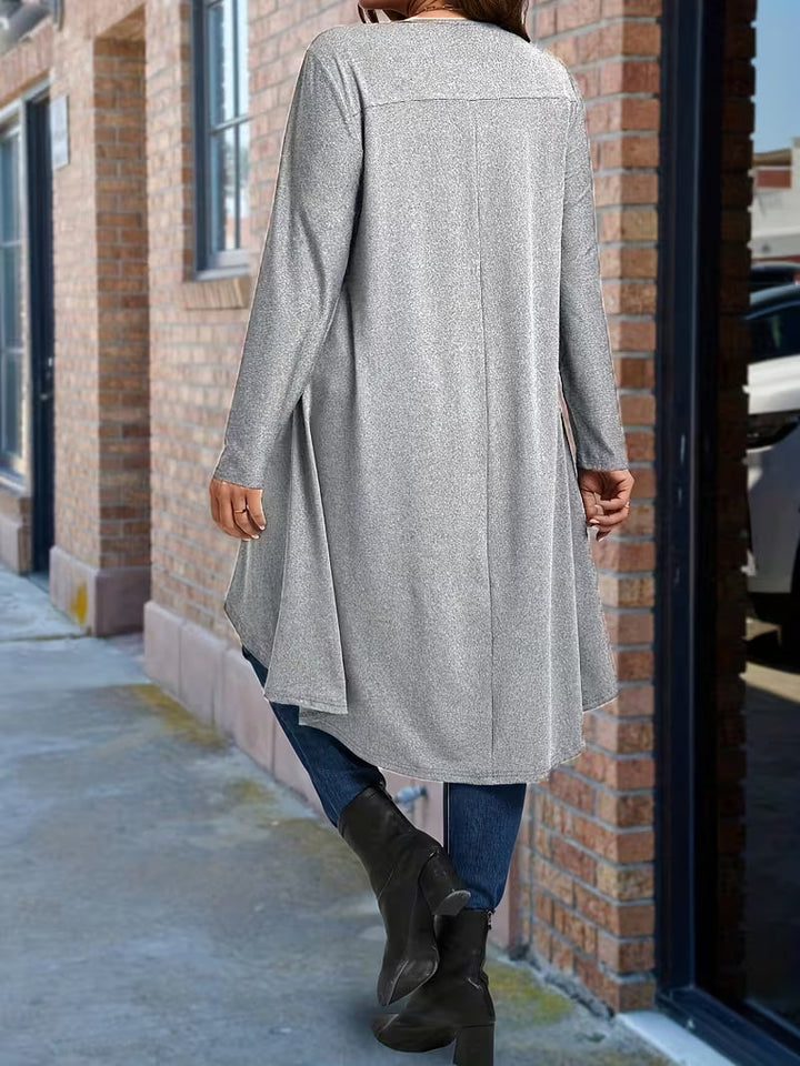 Neasa - Tricou Elegant Cu Mâneci Lungi