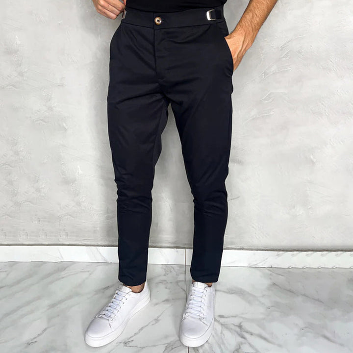 Matan - Pantaloni Clasici Slim Fit Elastici