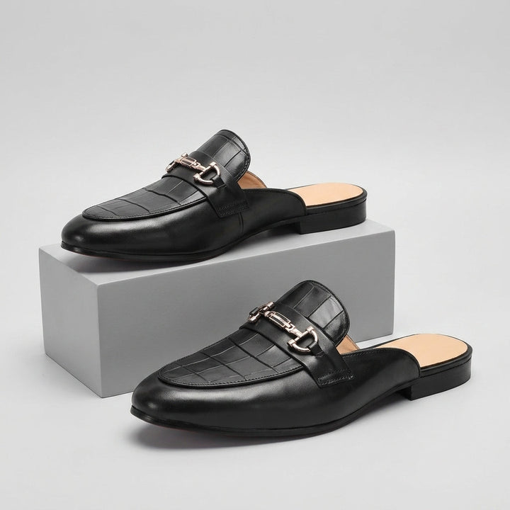 Idris – Pantofi Din Piele Cu Spatele Deschis