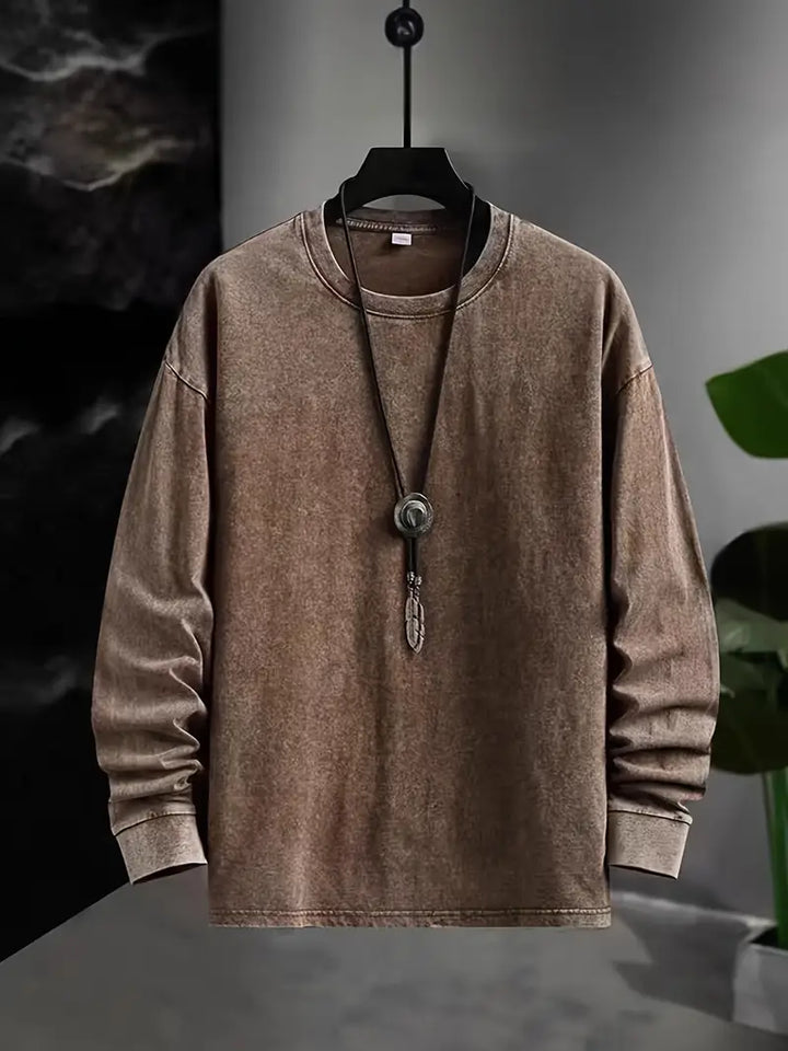 Alden - Cămașă Cu Mâneci Lungi, Inspirată Din Stilul Vintage