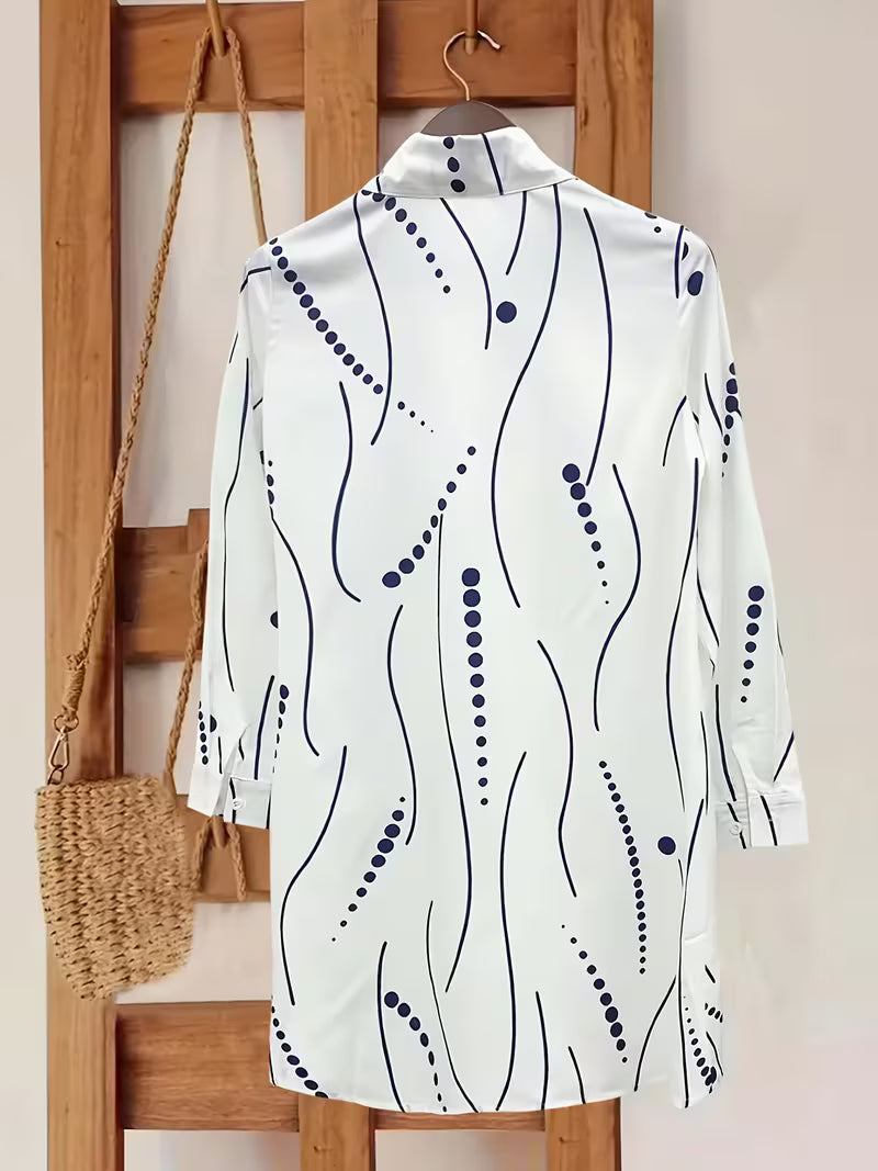 Belma – Rochie-Cămașă La Modă, Cu Nasturi