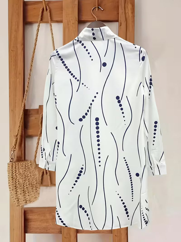 Belma – Rochie-Cămașă La Modă, Cu Nasturi