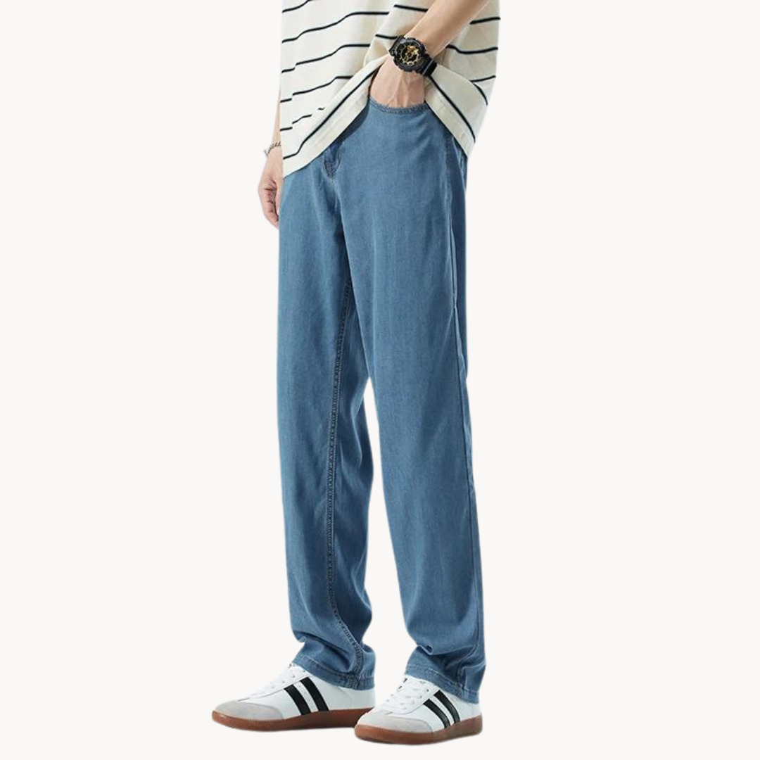 Teofilo - Pantaloni Eleganți Picior Larg