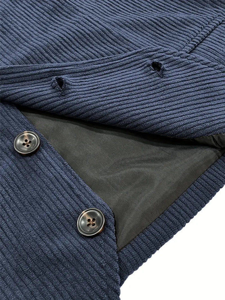 Fergus - Vestă Elegantă Din Catifea