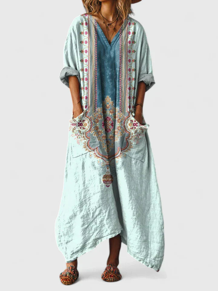 Chathumi - Rochie Elegantă cu Imprimeu