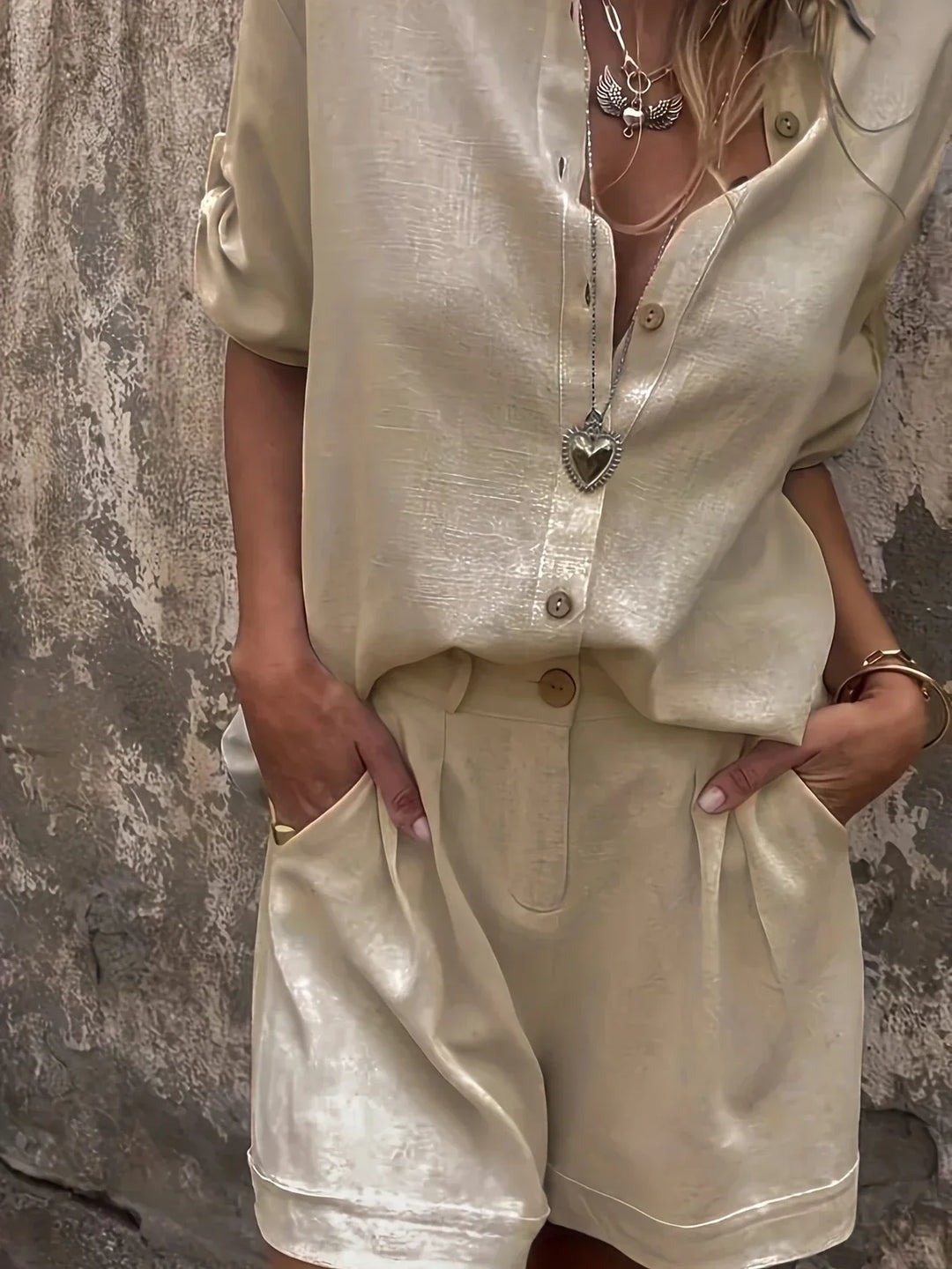 Arampatzi – Set Elegant Din Două Piese Pentru Vară