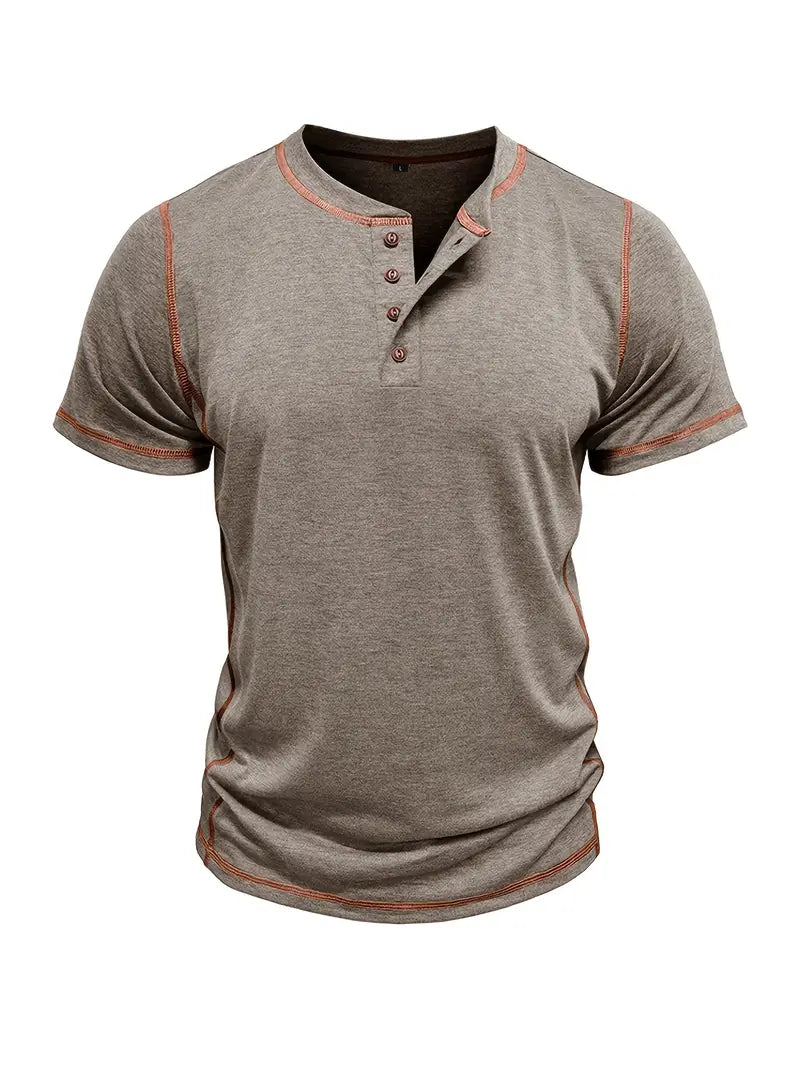 Orazio - Tricou Cu Mâneci Scurte și Nasturi