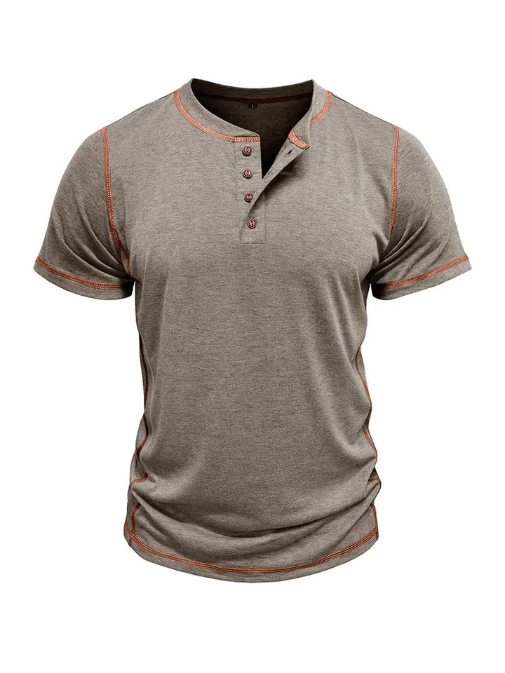 Orazio - Tricou Cu Mâneci Scurte și Nasturi