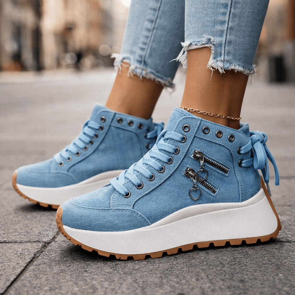 Kamala – Adidași Cu șireturi și Talpă Groasă