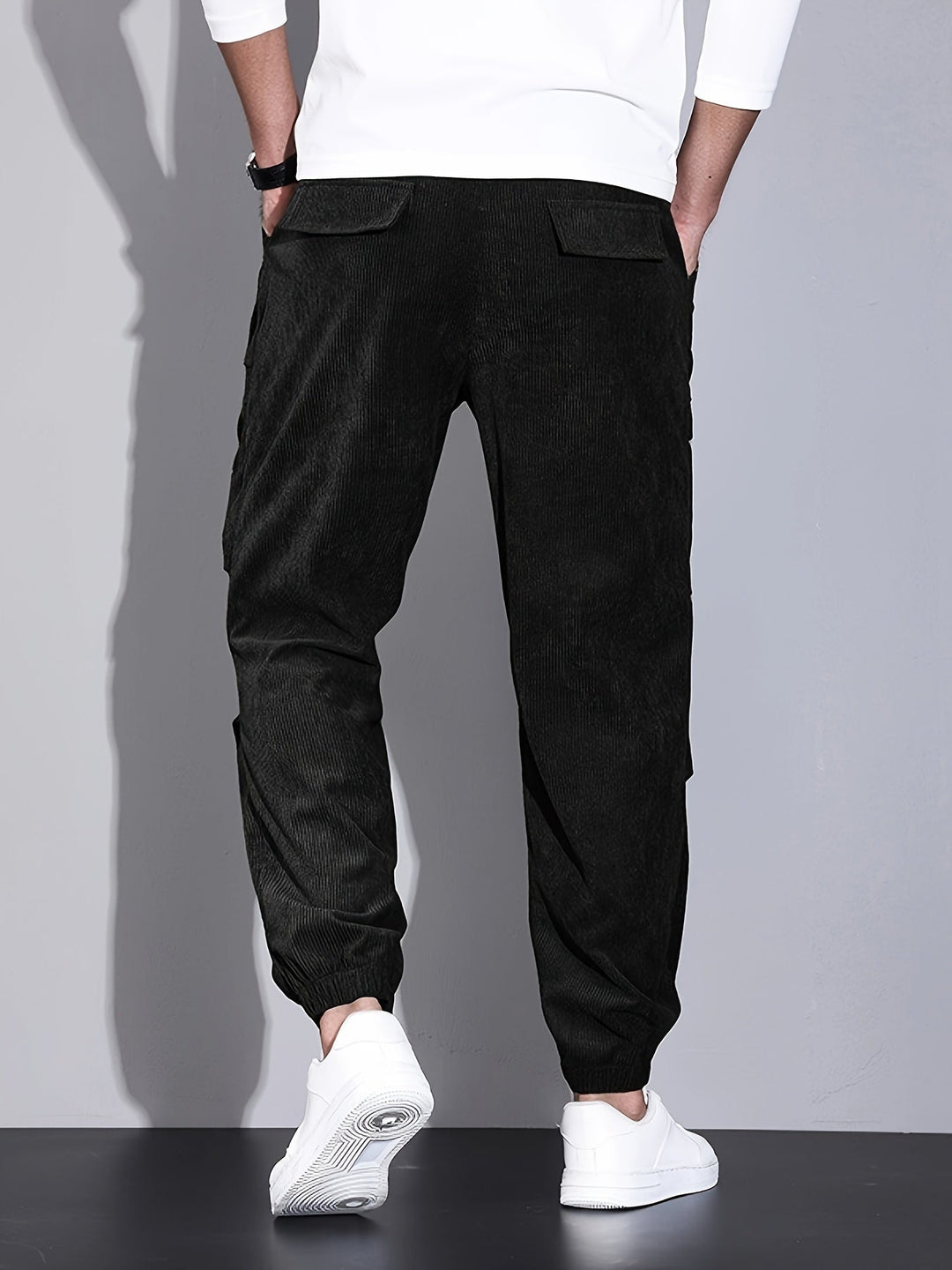 Blevin - Pantaloni Cargo Cu Multiplu Buzunare