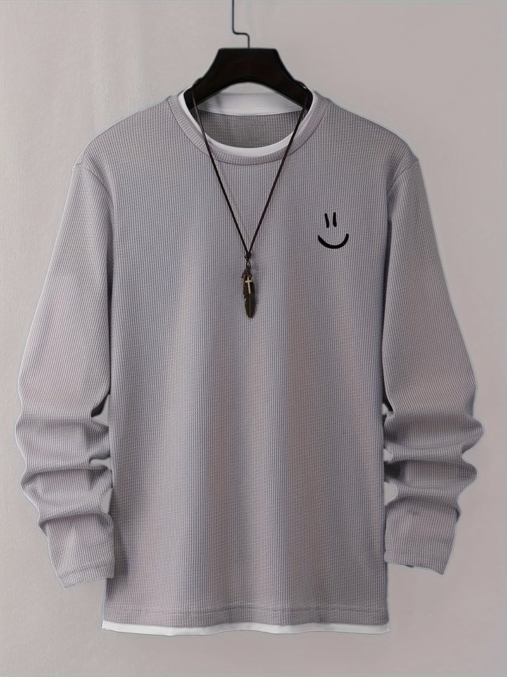 Desmond - Cămașă Cu Mâneci Lungi Si Imprimeu Cu Imprimeu cu față