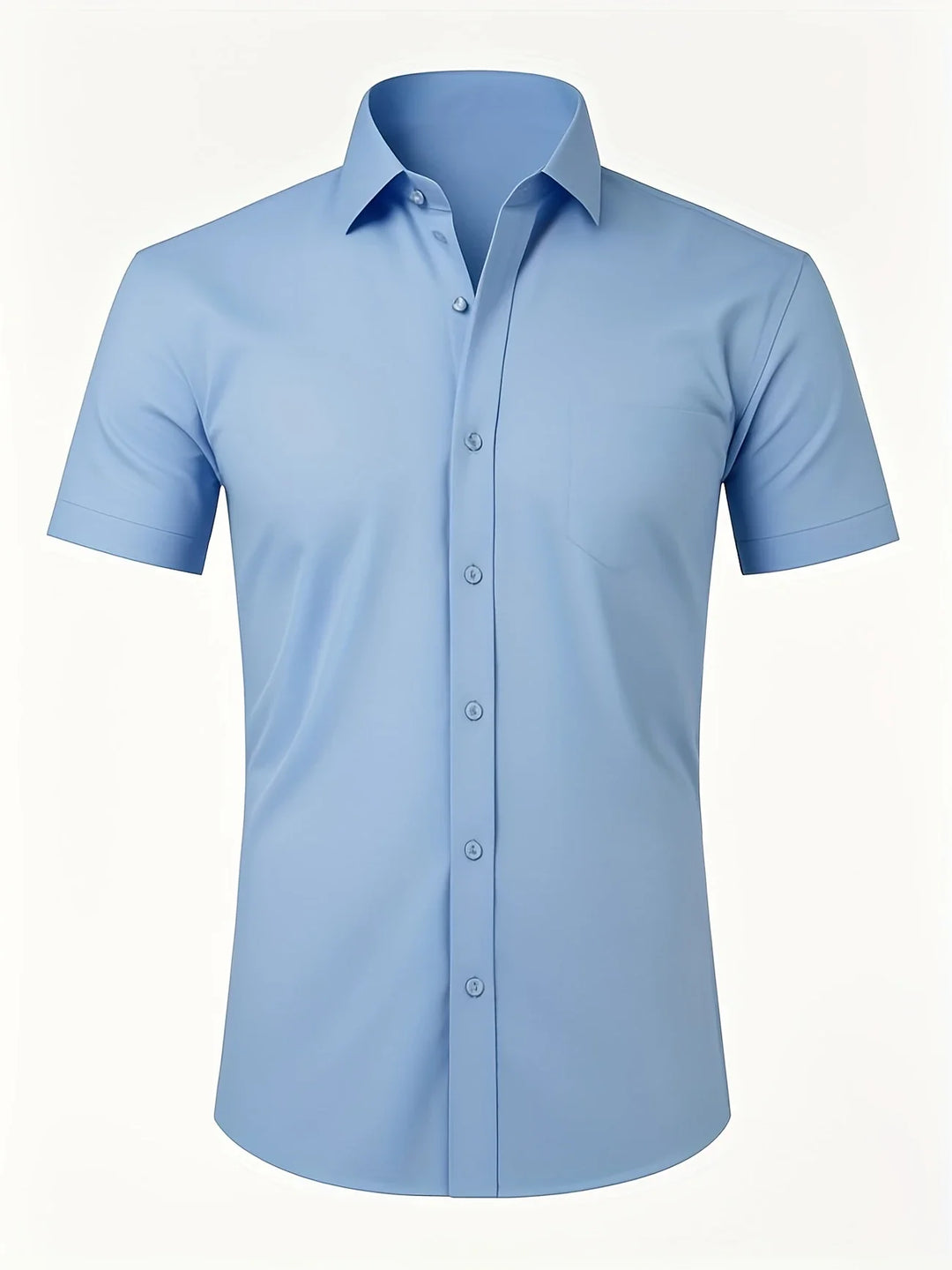 Ezra - Cămașă Elegantă Croială Slim Cu Nasturi