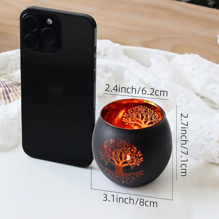 GlowRoot - Setează Suport Pentru Lumânări Arborele Vieții