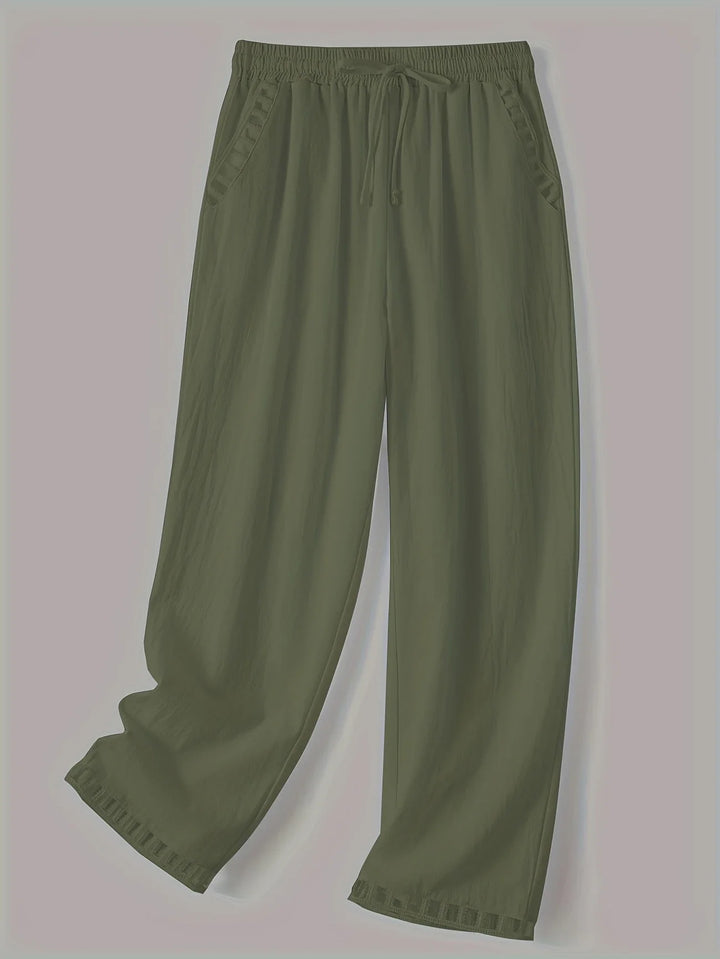 Tracey - Contrastul Trim Pantaloni Tăiați