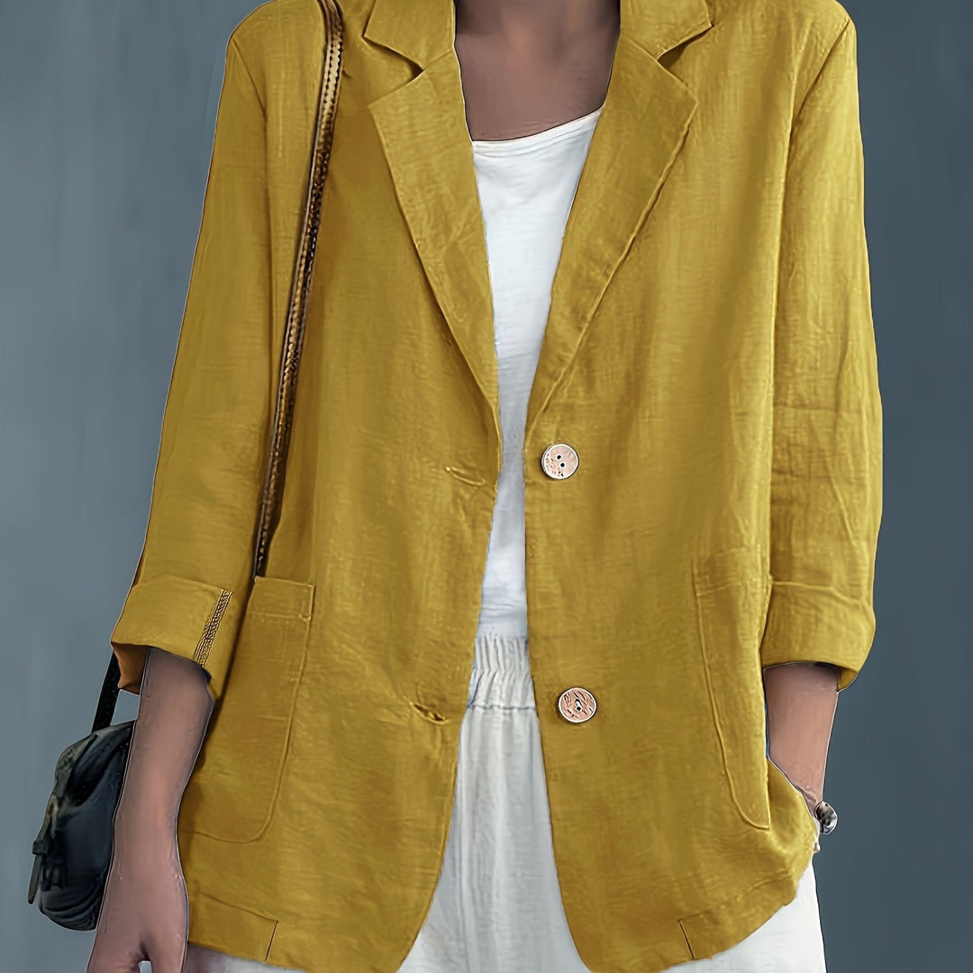 Jayde – Blazer Elegant Din Bumbac