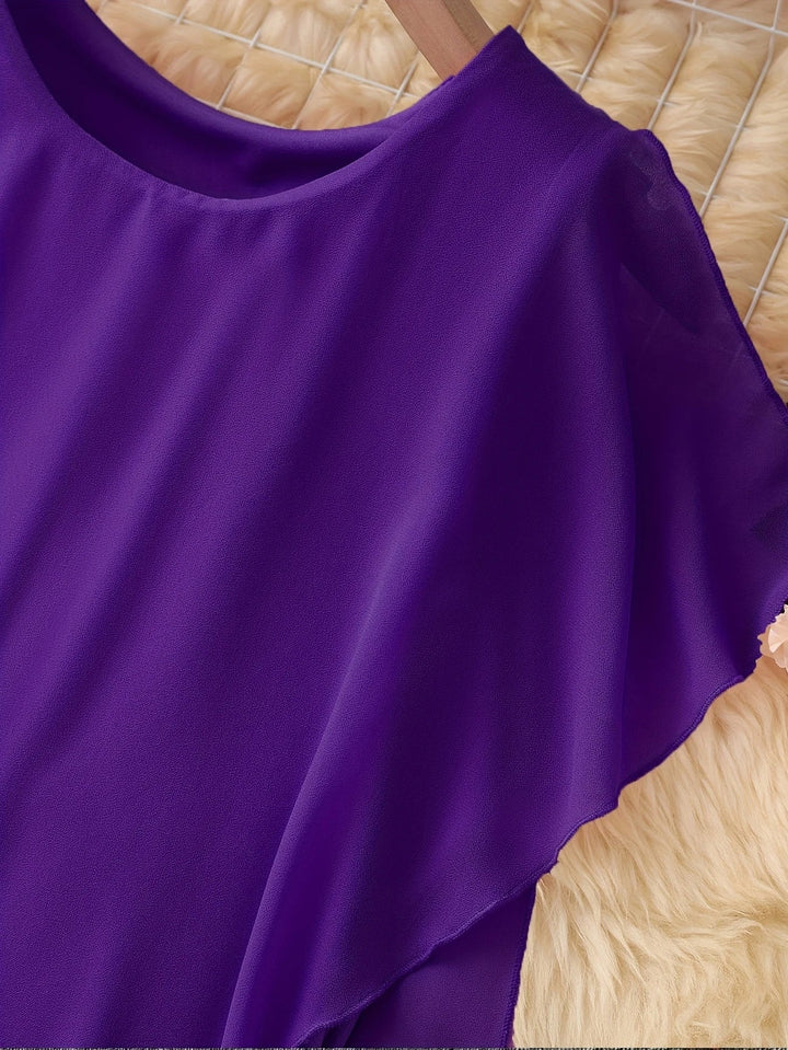 Maren - Rochie Midi Elegantă Fără Mâneci