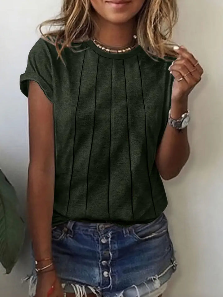 Vitaliya - Tricou Cu Mâneci Scurte Stil Cazual