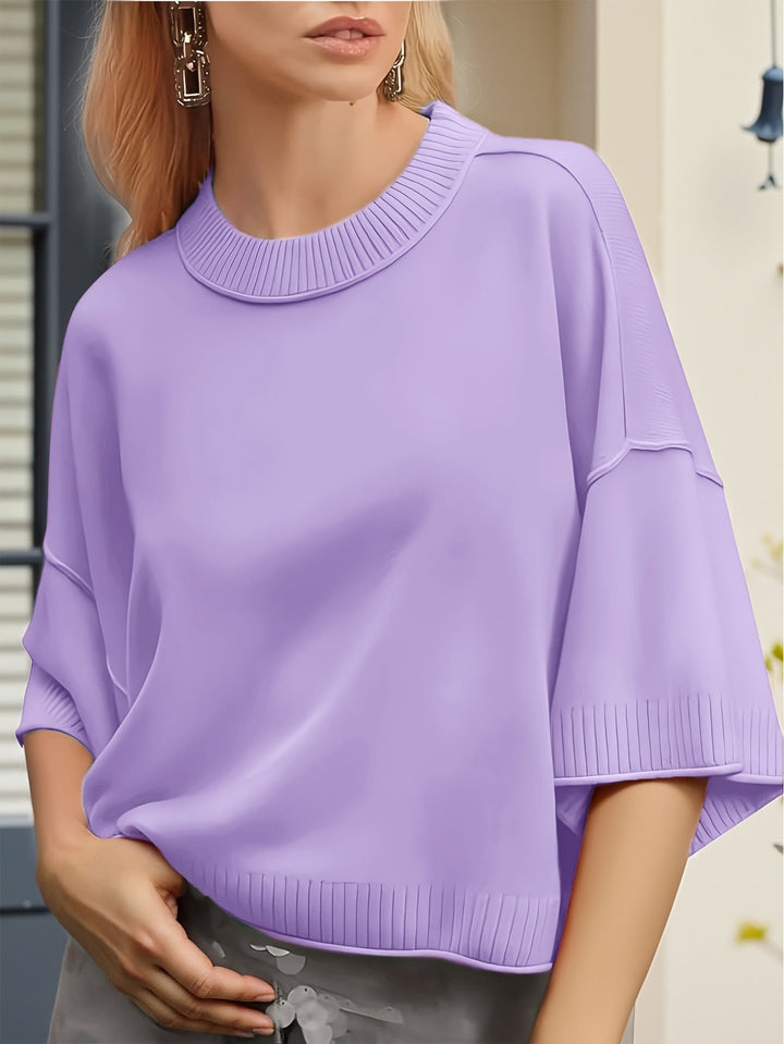 Shilena - Cartigan Casual Cu Mâneci Scurte