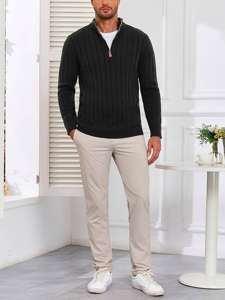 Yedidya - Pulover Casual cu Mâneci Lungi Din Tricot