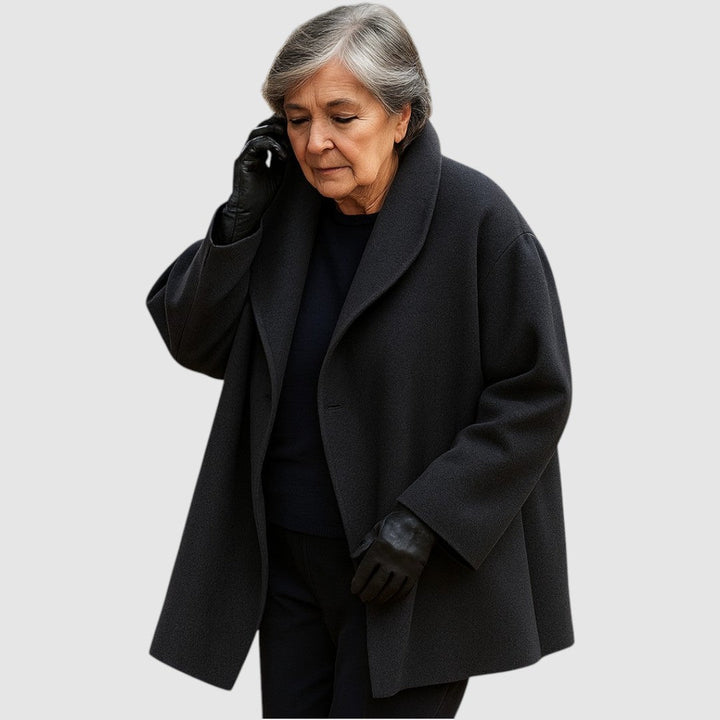 Plesette - Palton Din Lână Cașmir Vântîntrerupător
