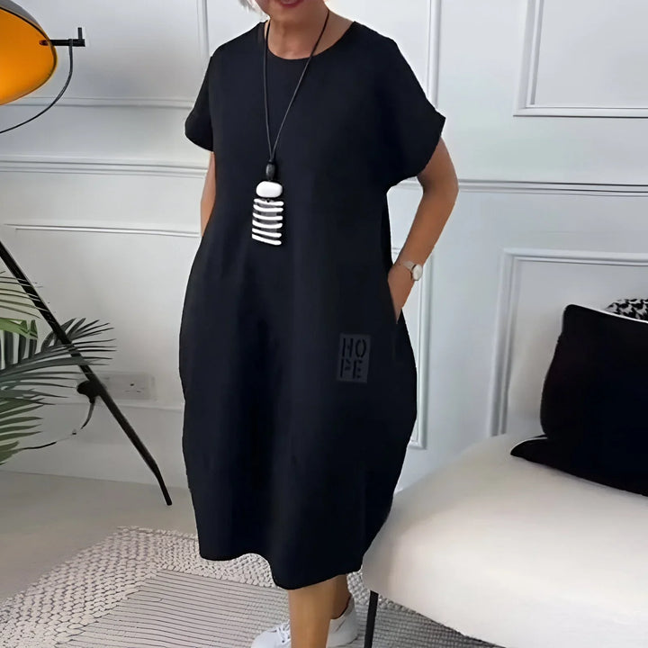 Jocelyn - Rochie Confortabilă Cazuală Cu Buzunar