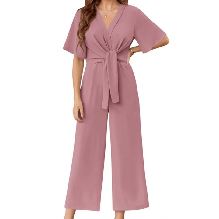 Gracie - Rochie Elegantă De Vară Cu Nod Din Dantelă