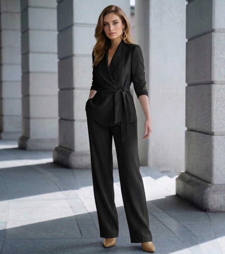 Asya - Costum Eleganță Casual Din Două Piese