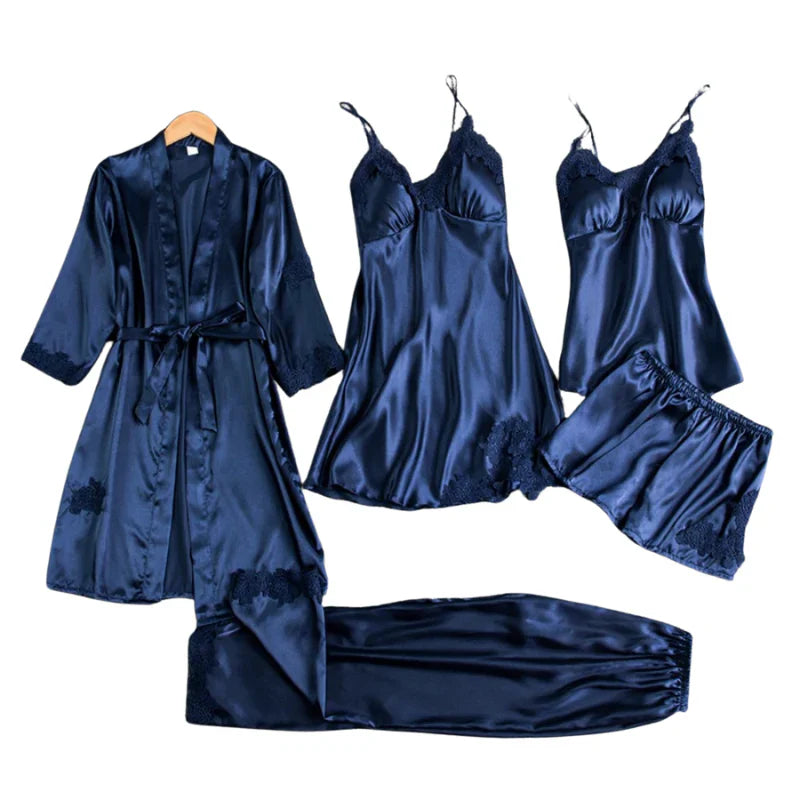 Audrey - Set din 5 Piese din Satin