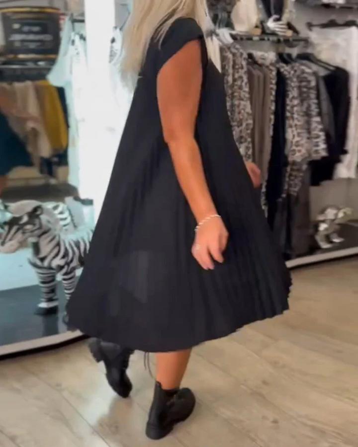 Shihua - Rochie Plisată La Modă