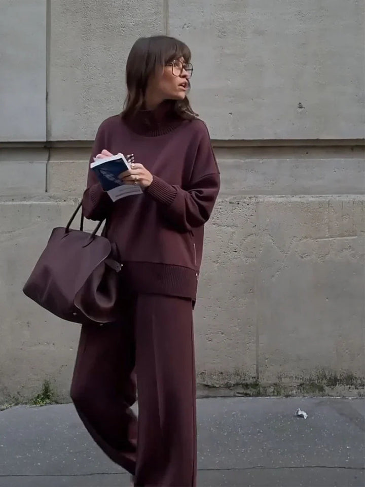 Nogaelle - Set Elegant de Hanorace cu Croi Lejer