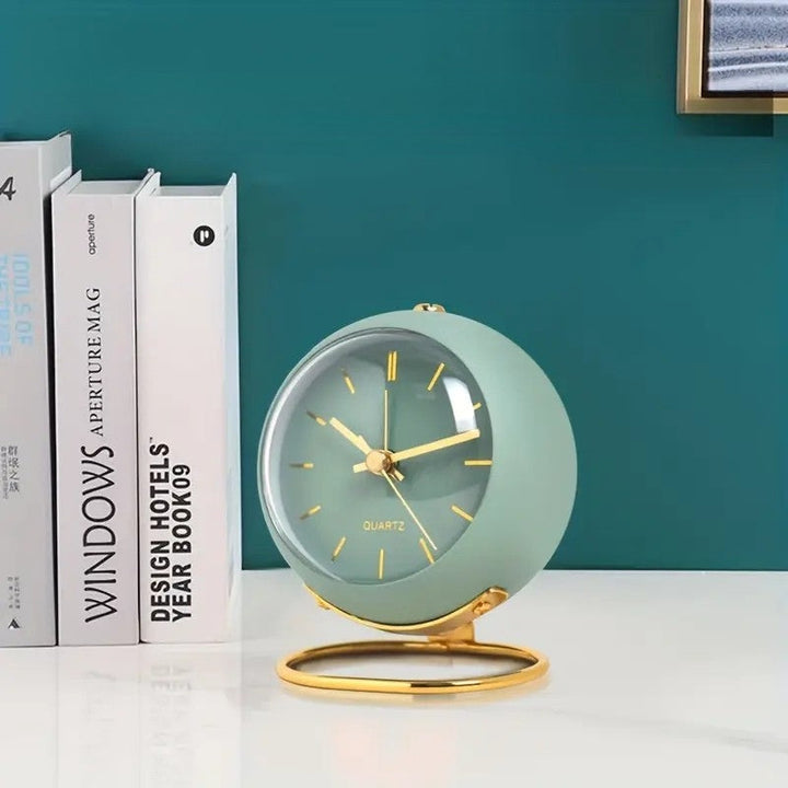 NordAura - Ceas De Birou Slențios Inspirat Din Stilul Nordic Pentru Decorul Casei