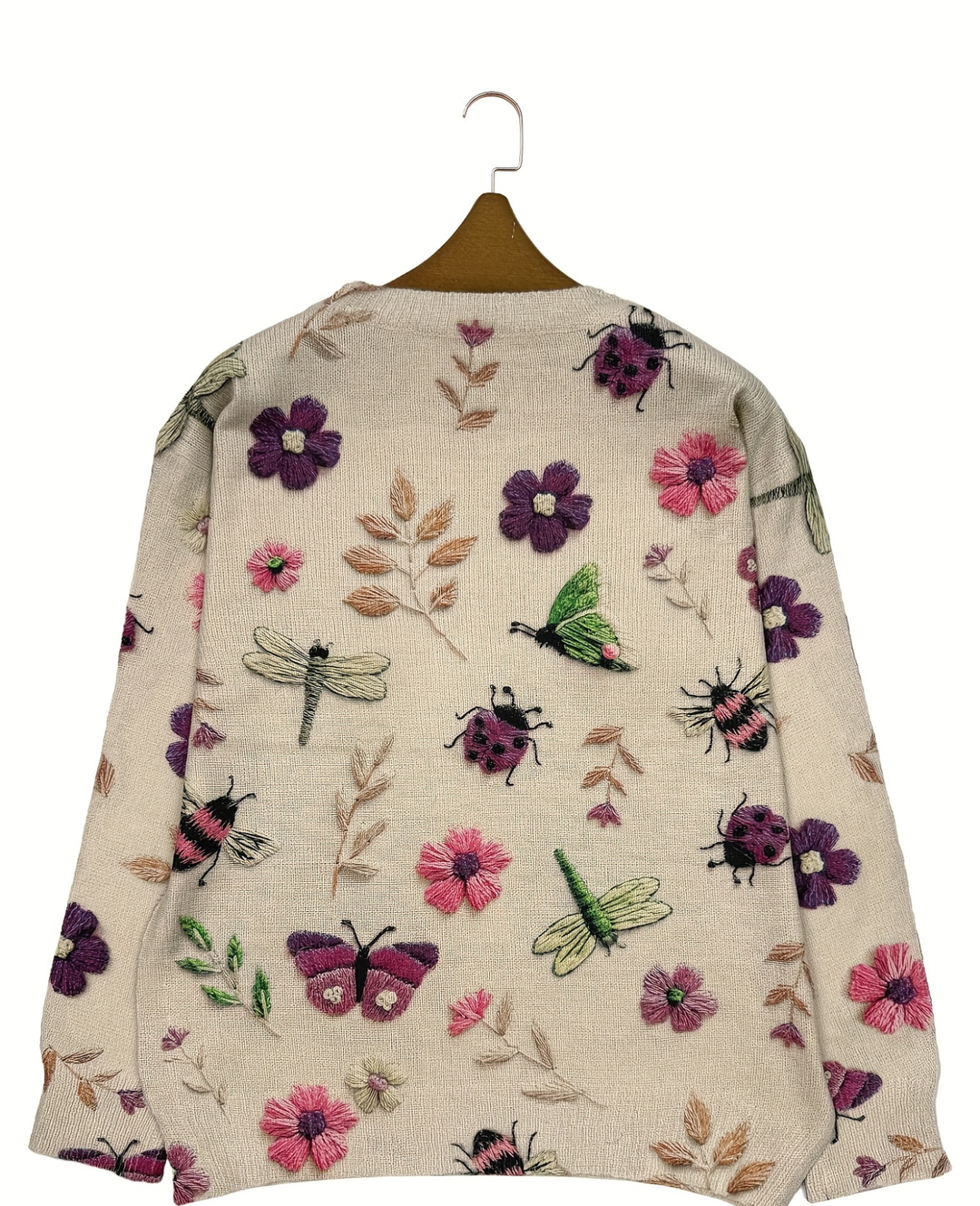 Lesa - Pulover Cu Imprimeu Floral Și Cu Insecte