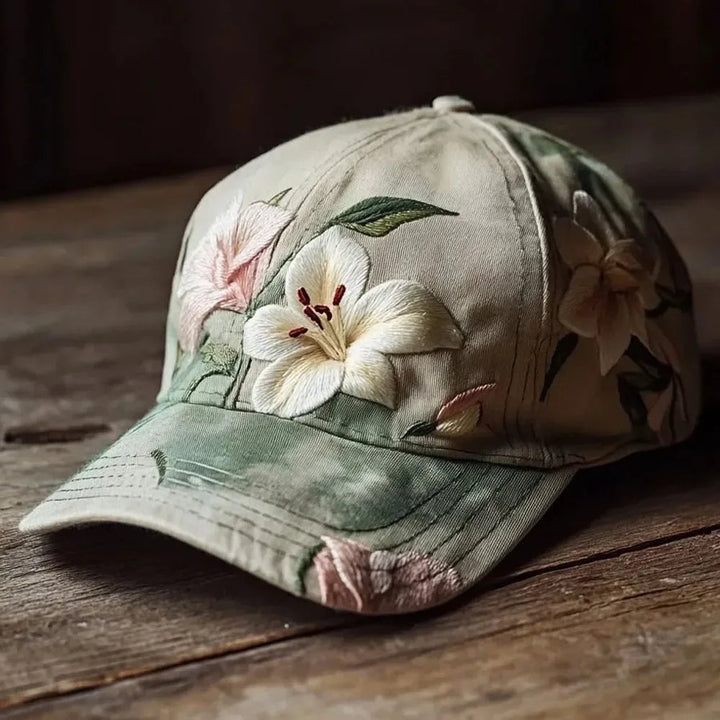 Virinia - Șapcă Cu Broderie Florală