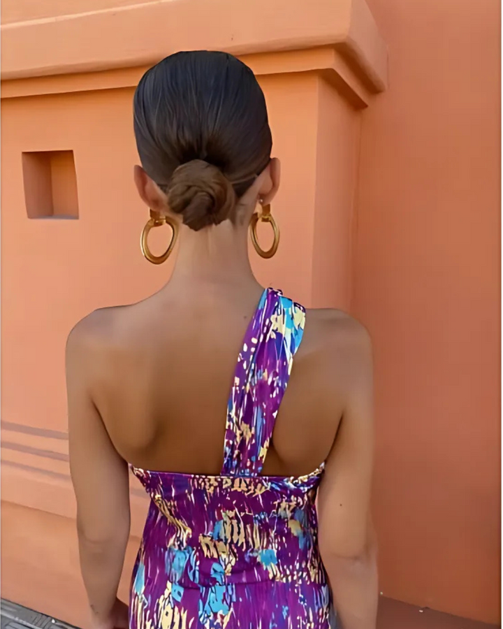 Svetlena - Rochie Maxi Elegantă Cu Un Umăr