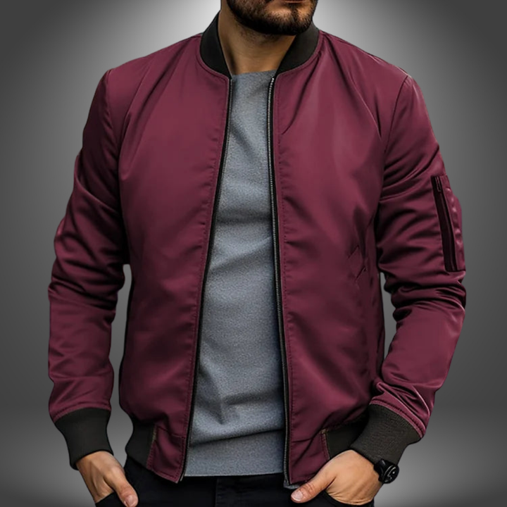Jeffri - Jachetă Bomber Elegantă