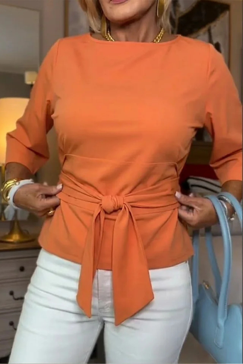 Shaniera - Top Elegant Cu Cordon La Talie