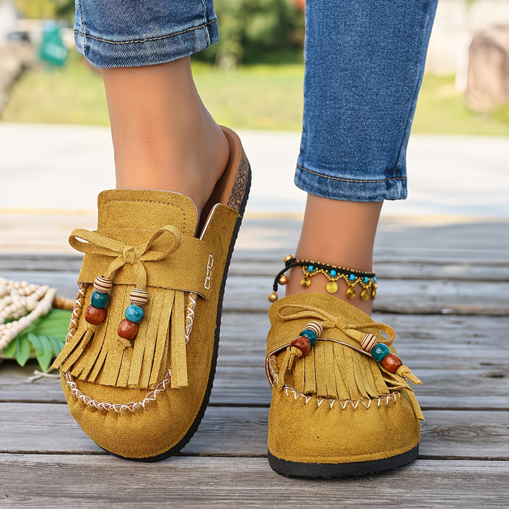 Mehra – Mocasii Din Piele de Căprioară în Stil Boem