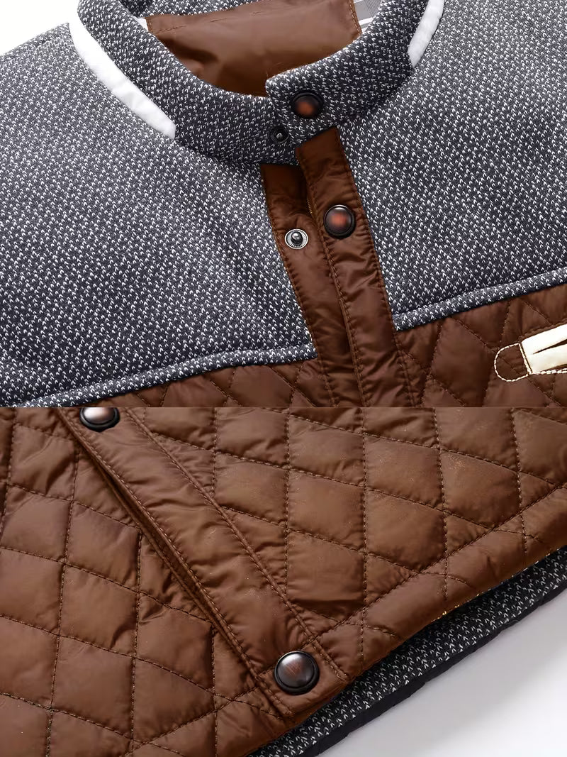 Stetson – Jachetă Matlasată Cu Patchwork Cu Diamante