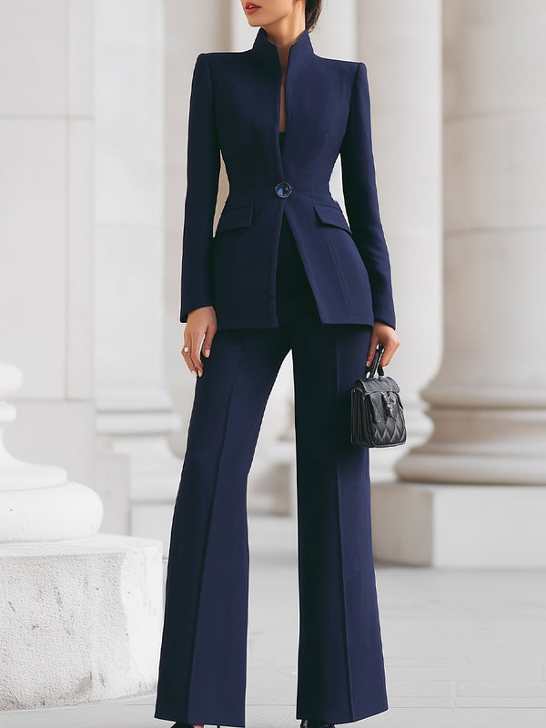 Riina - Set Elegantă Format Din Sacou și Pantaloni