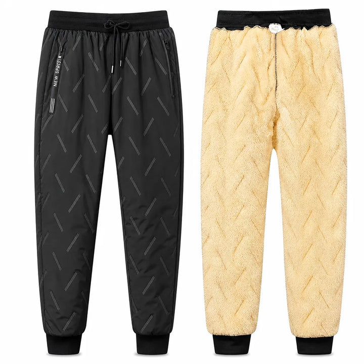Kervina – Pantaloni Sport Cu Croială Lejeră Și Căptușeală Din Sherpa