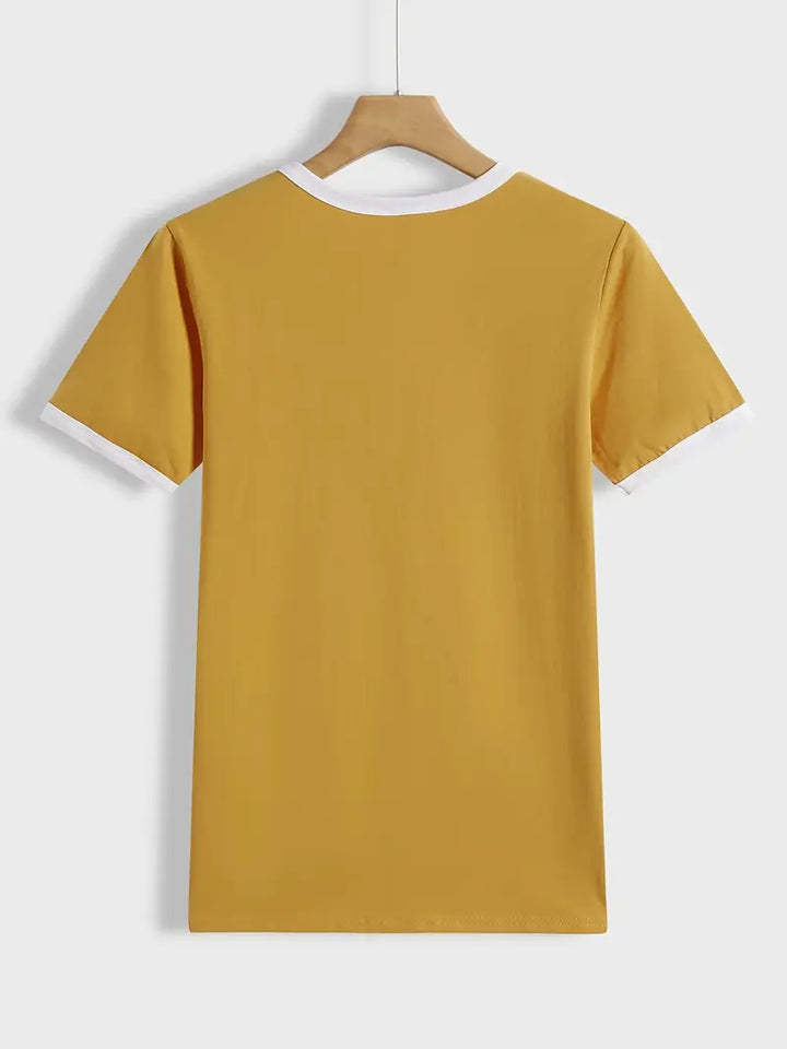 Kisara - Tricou Casual Cu Mâneci Scurte